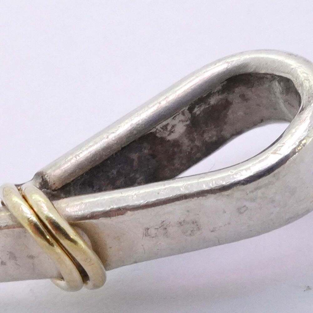 Tiffany & Co. Hook Eye Bangle, 18K Yellow Gold (KYG), Sterling Silver 925, Wo... - Picture 10 of 10